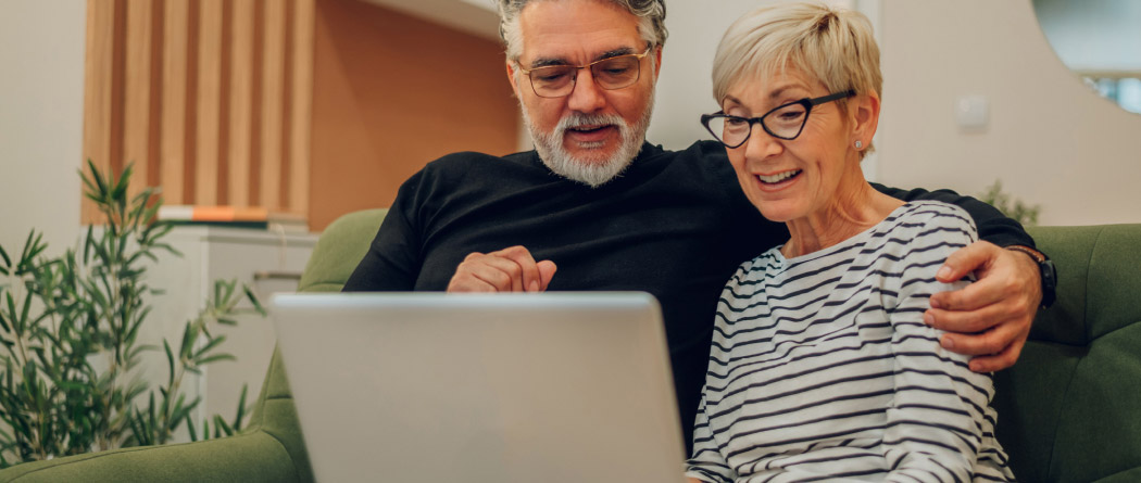 couple at computer